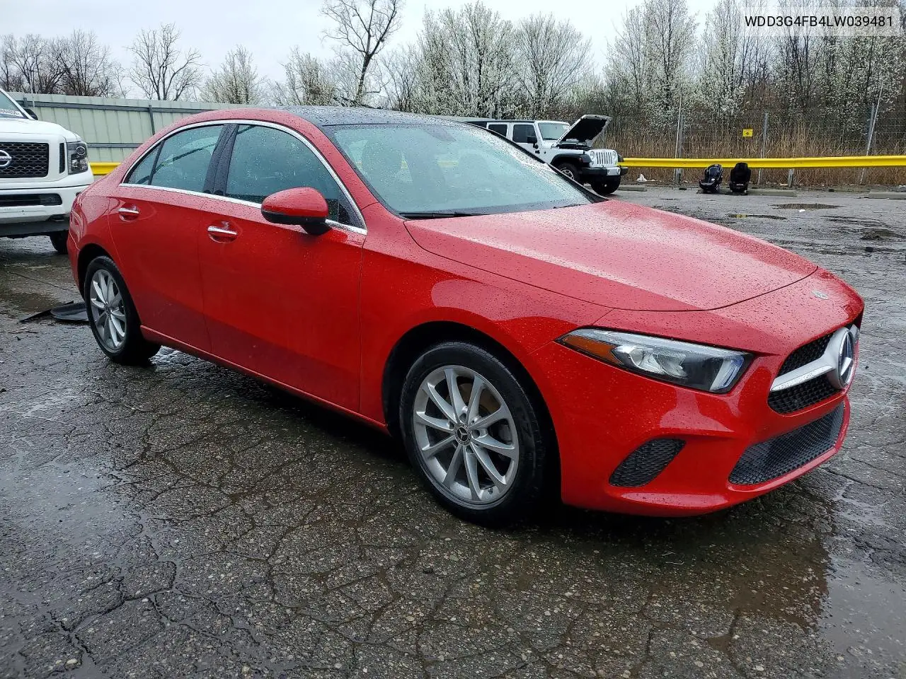 2020 Mercedes-Benz A 220 4Matic VIN: WDD3G4FB4LW039481 Lot: 49930576