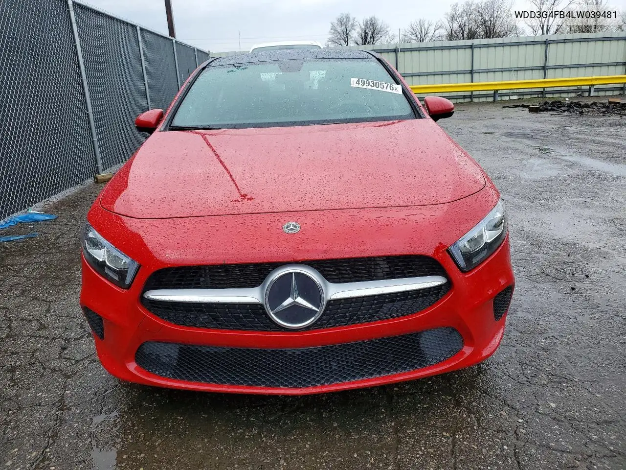 2020 Mercedes-Benz A 220 4Matic VIN: WDD3G4FB4LW039481 Lot: 49930576