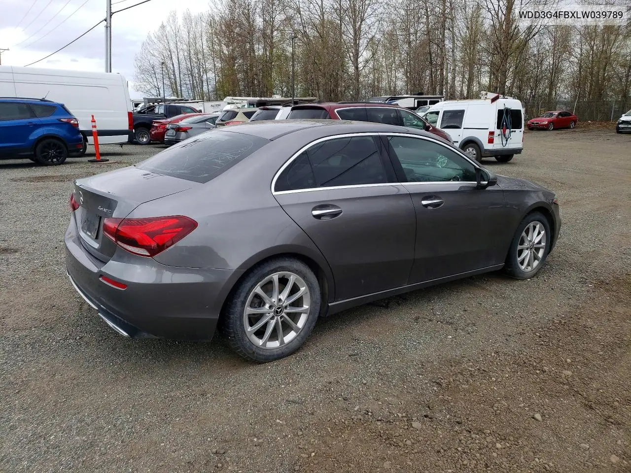 2020 Mercedes-Benz A 220 4Matic VIN: WDD3G4FBXLW039789 Lot: 50879006