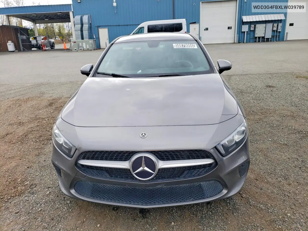 2020 Mercedes-Benz A 220 4Matic VIN: WDD3G4FBXLW039789 Lot: 50879006
