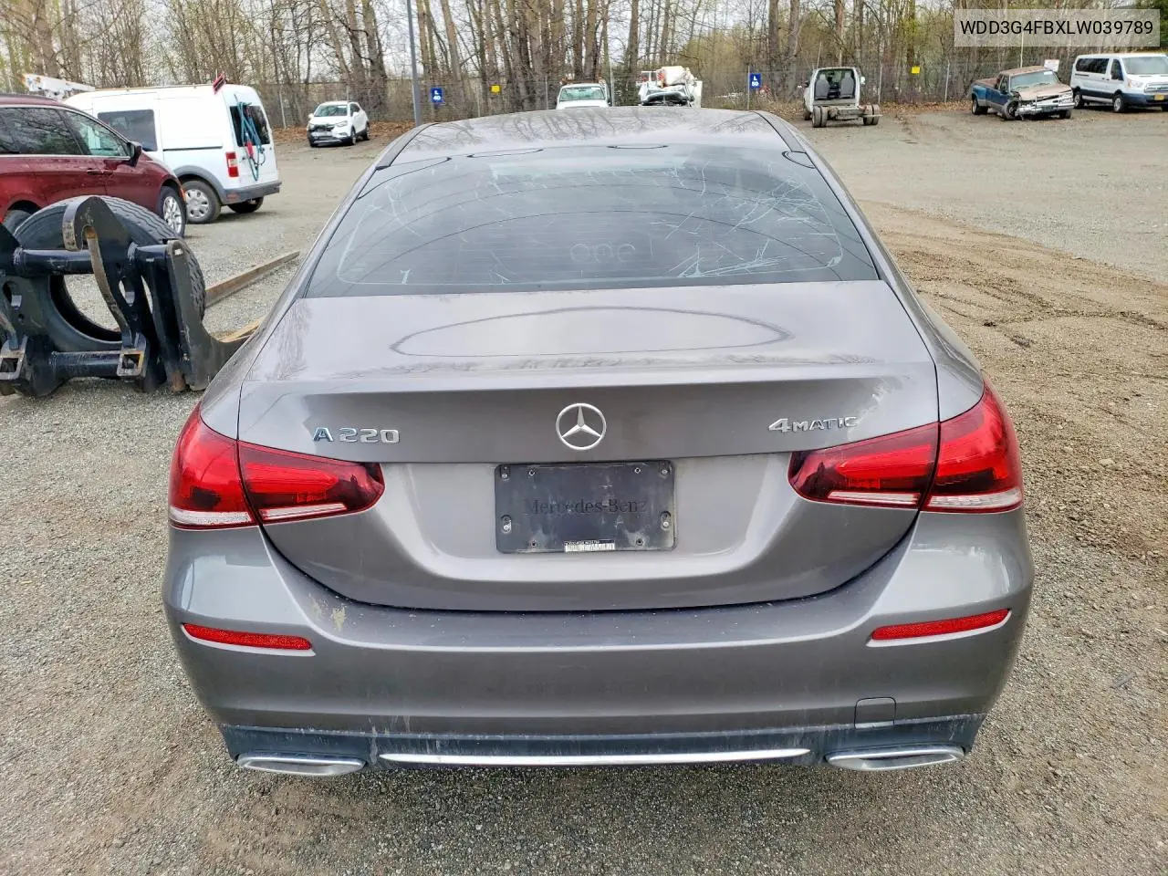 2020 Mercedes-Benz A 220 4Matic VIN: WDD3G4FBXLW039789 Lot: 50879006