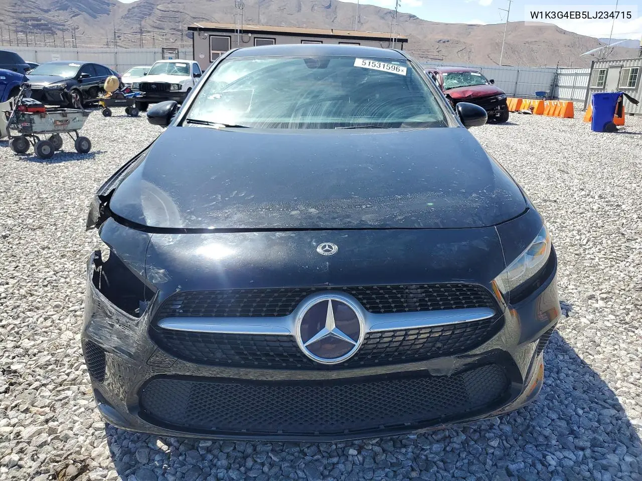 2020 Mercedes-Benz A 220 VIN: W1K3G4EB5LJ234715 Lot: 51531596