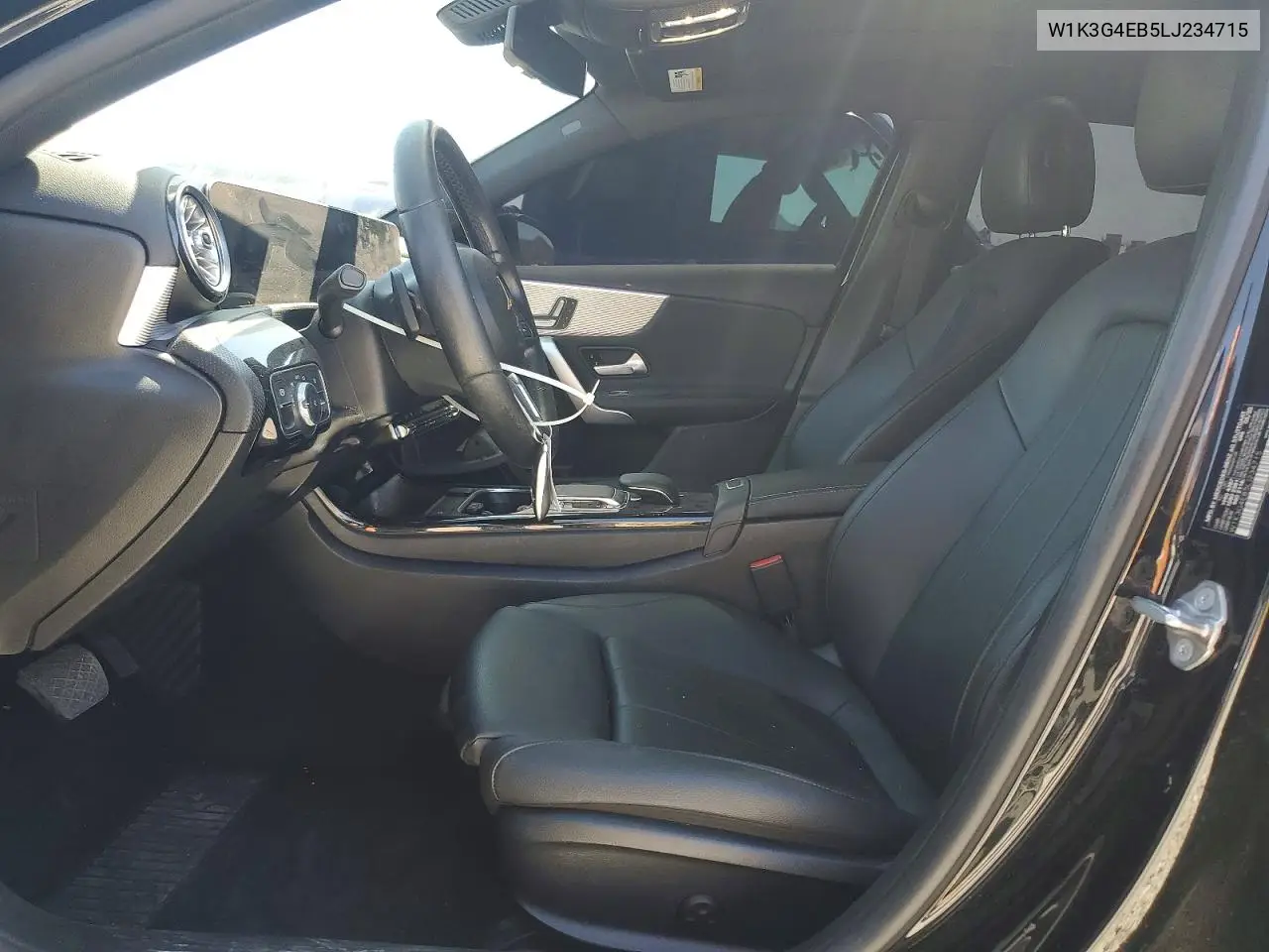 2020 Mercedes-Benz A 220 VIN: W1K3G4EB5LJ234715 Lot: 51531596
