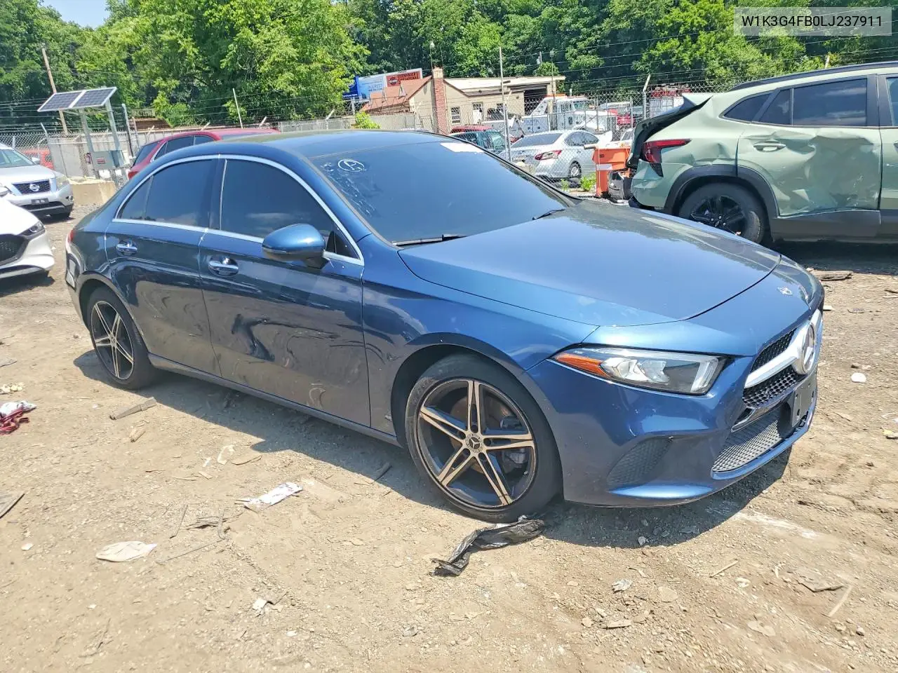 2020 Mercedes-Benz A 220 4Matic VIN: W1K3G4FB0LJ237911 Lot: 51925296
