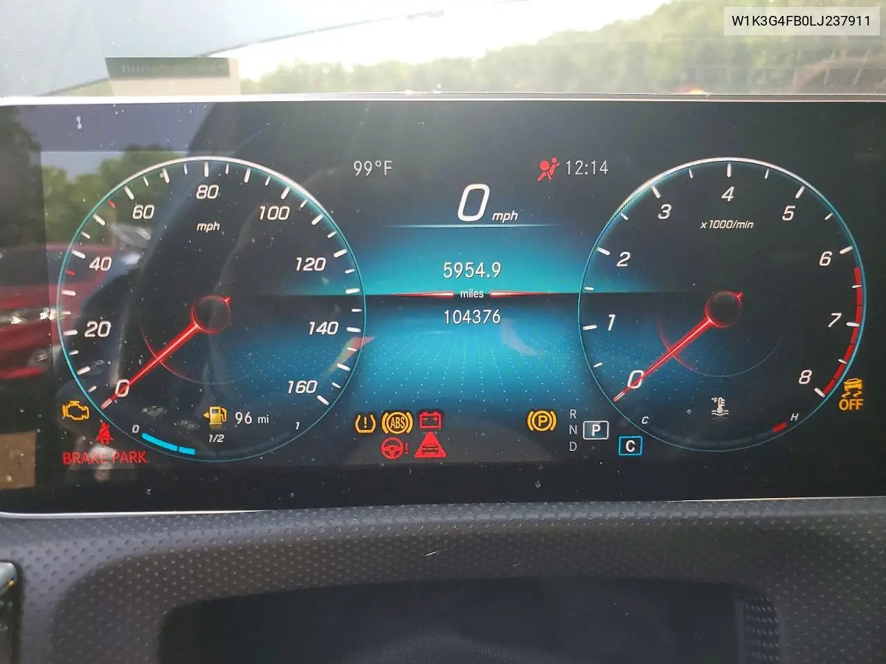 2020 Mercedes-Benz A 220 4Matic VIN: W1K3G4FB0LJ237911 Lot: 51925296