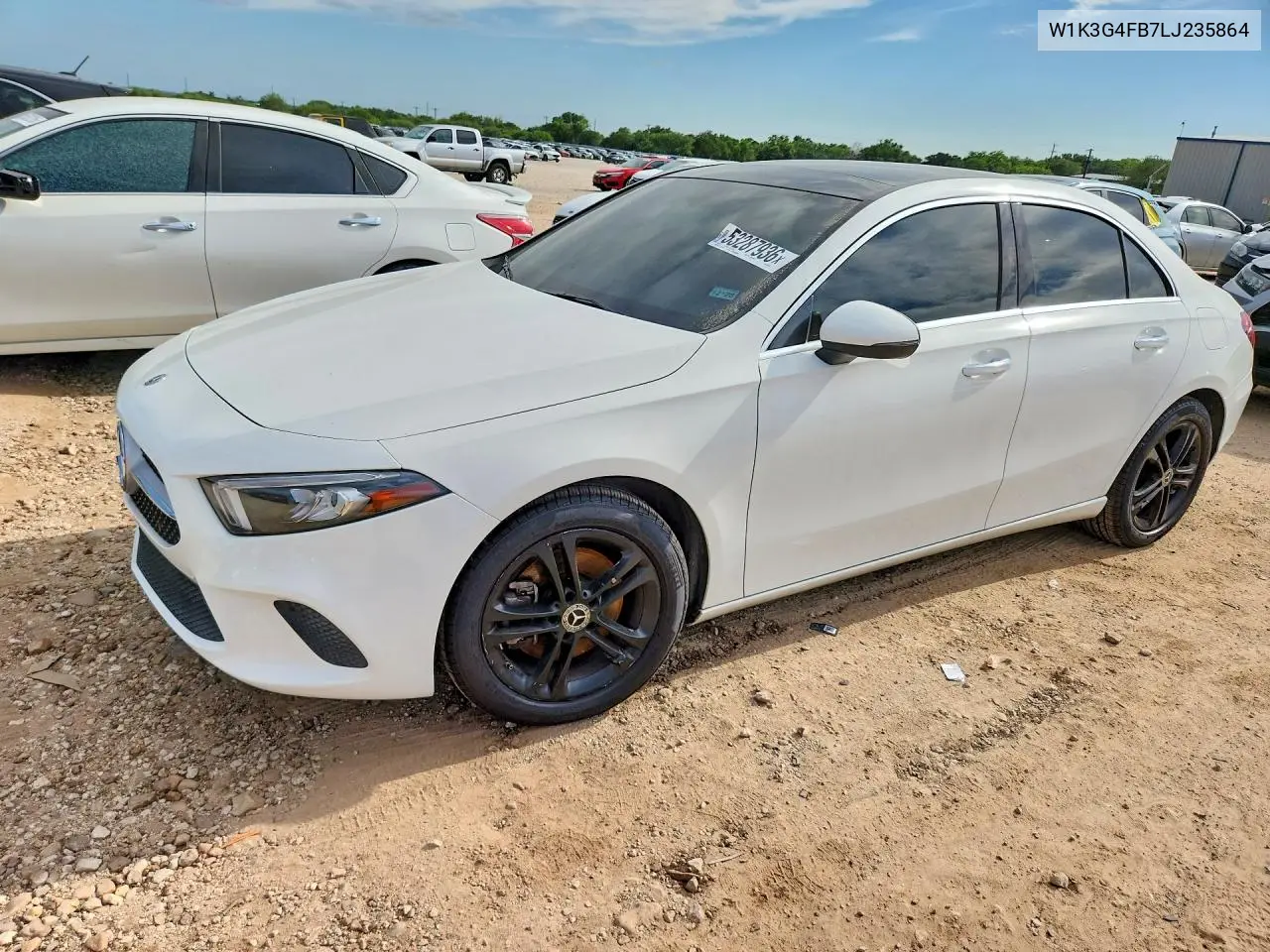 2020 Mercedes-Benz A 220 4Matic VIN: W1K3G4FB7LJ235864 Lot: 53287936