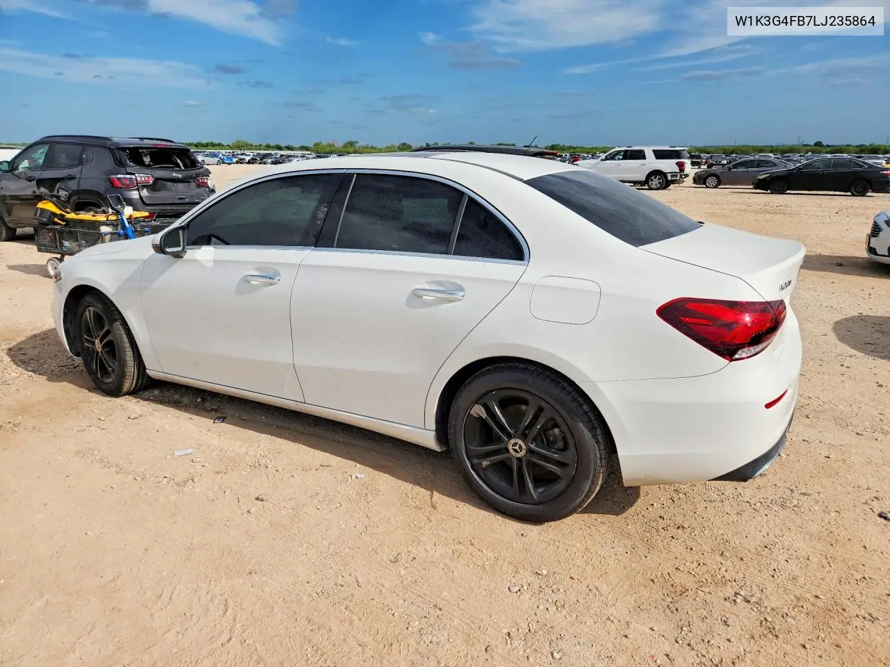 2020 Mercedes-Benz A 220 4Matic VIN: W1K3G4FB7LJ235864 Lot: 53287936