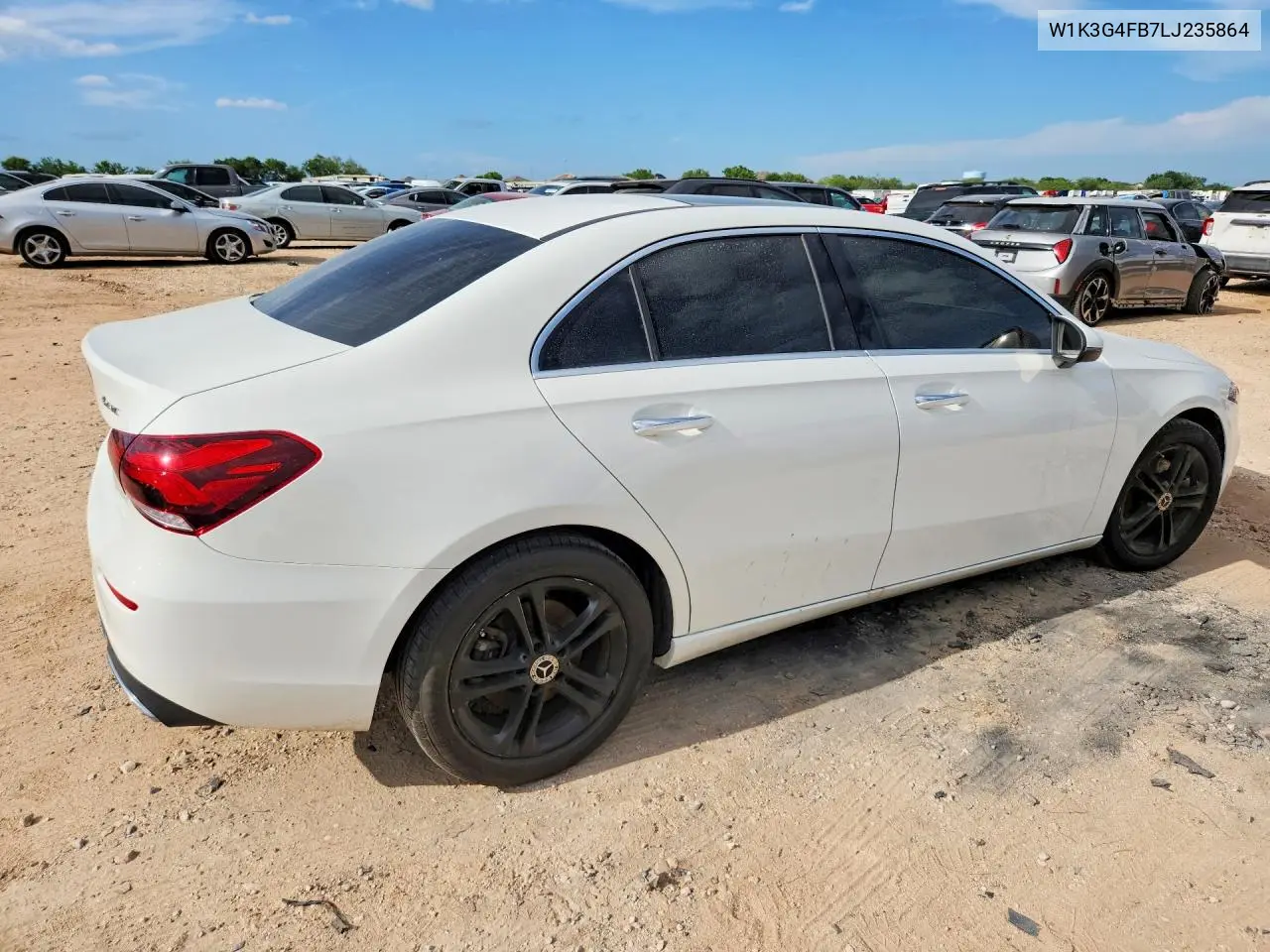 2020 Mercedes-Benz A 220 4Matic VIN: W1K3G4FB7LJ235864 Lot: 53287936