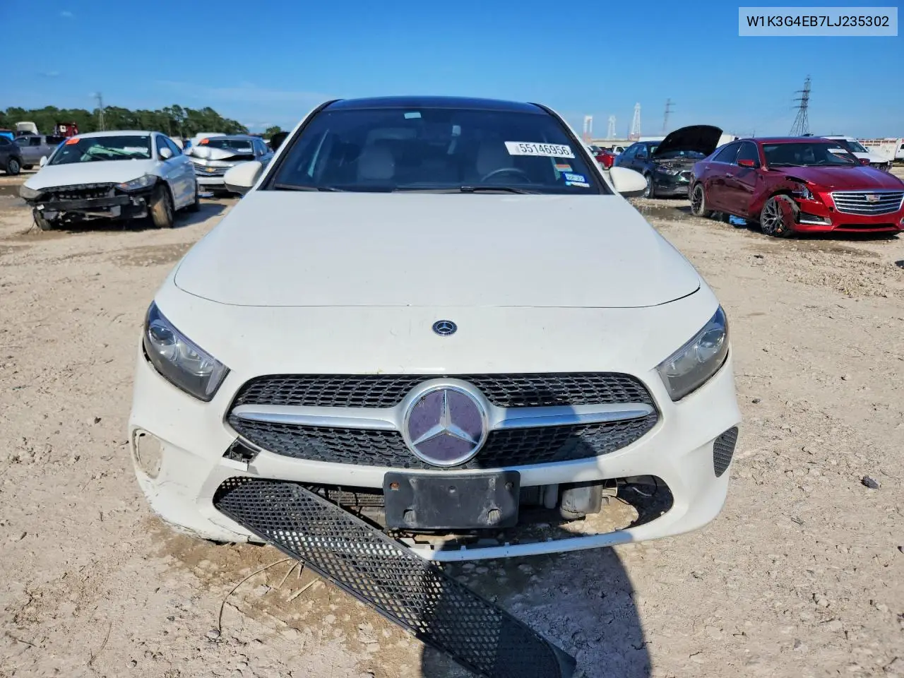 2020 Mercedes-Benz A 220 VIN: W1K3G4EB7LJ235302 Lot: 55146956