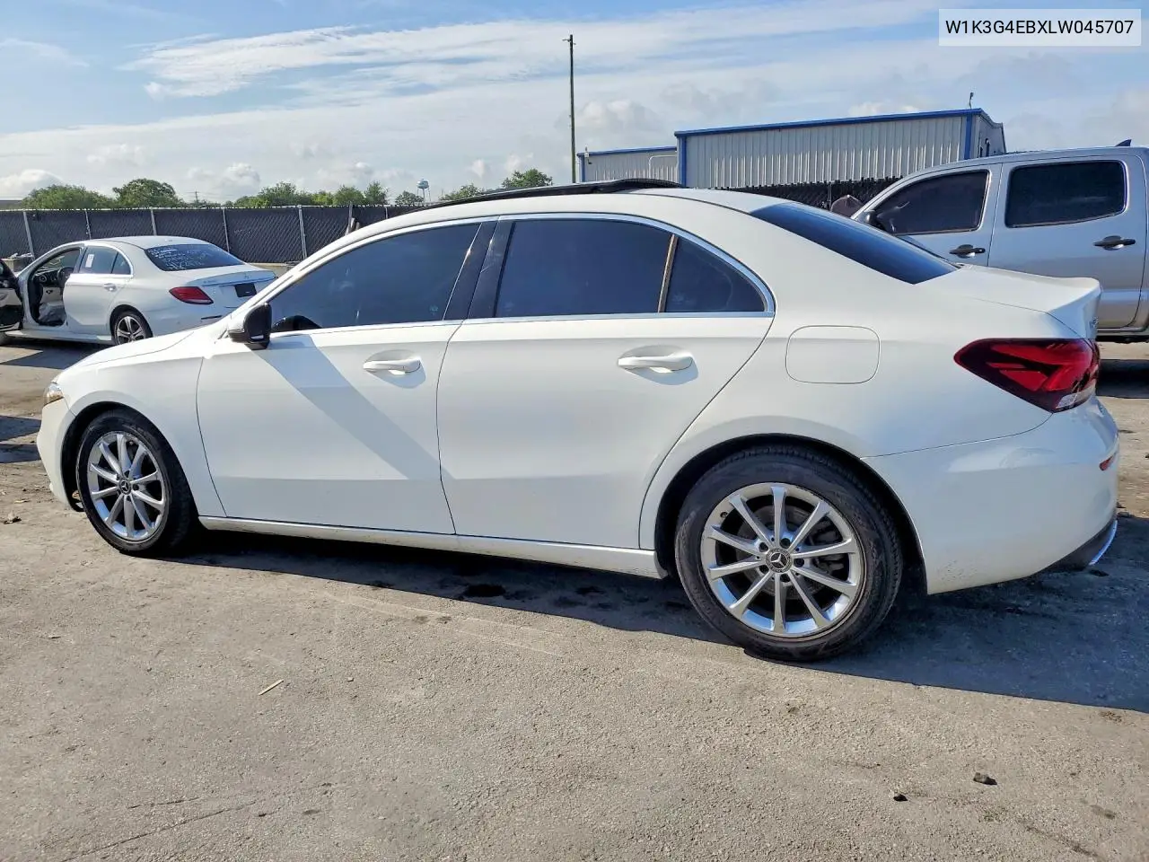 2020 Mercedes-Benz A 220 VIN: W1K3G4EBXLW045707 Lot: 55879976