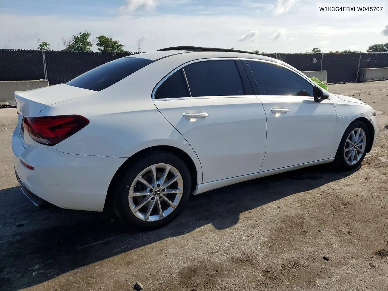2020 Mercedes-Benz A 220 VIN: W1K3G4EBXLW045707 Lot: 55879976