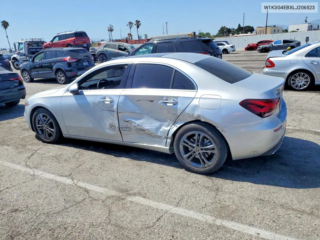 2020 Mercedes-Benz A 220 VIN: W1K3G4EBXLJ206523 Lot: 56169936