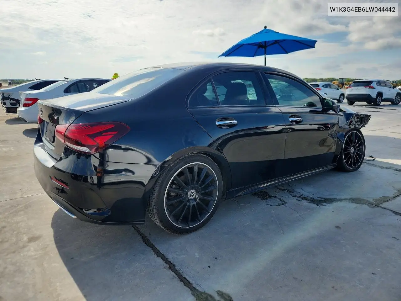 2020 Mercedes-Benz A 220 VIN: W1K3G4EB6LW044442 Lot: 56219386