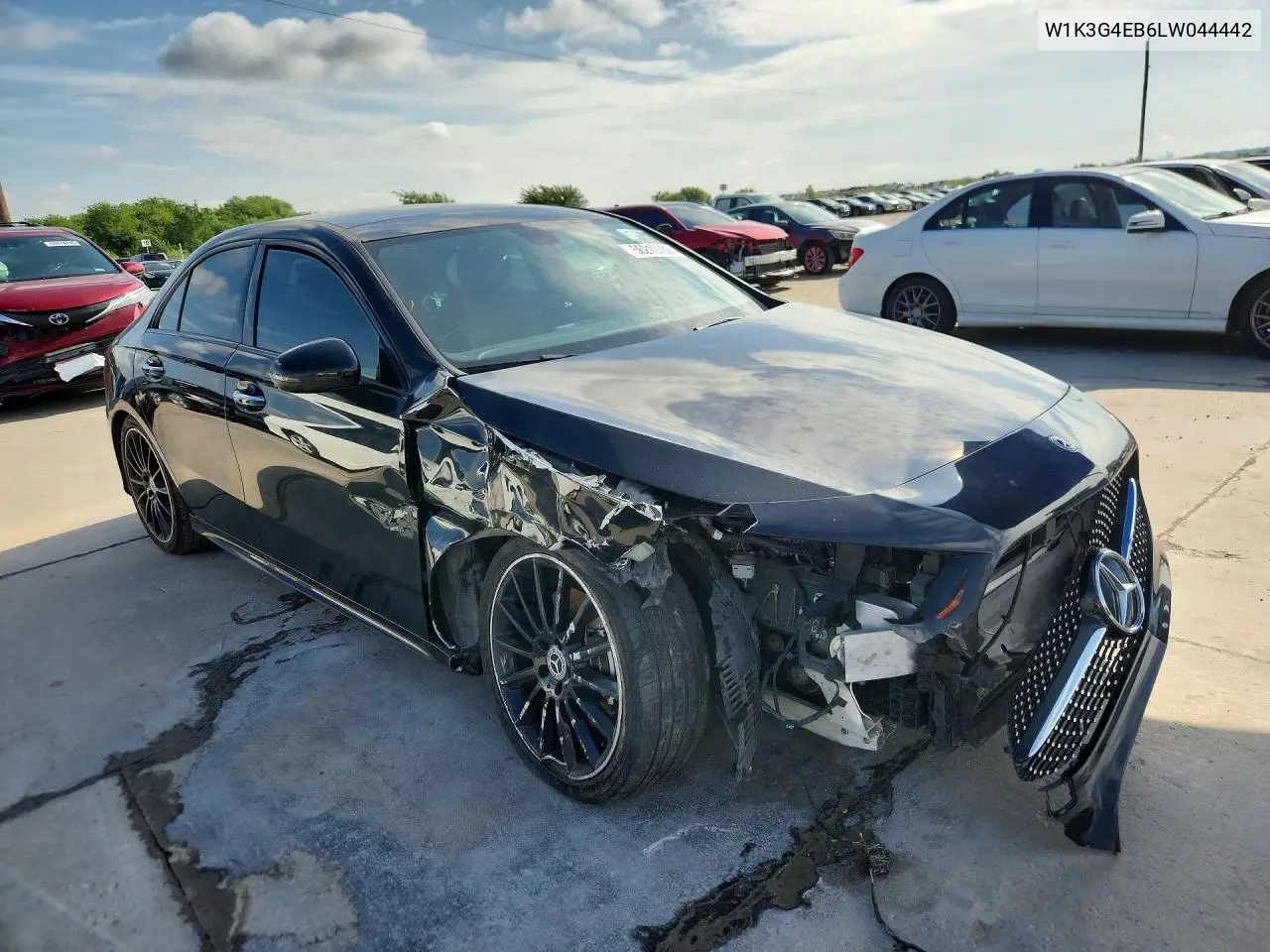 2020 Mercedes-Benz A 220 VIN: W1K3G4EB6LW044442 Lot: 56219386