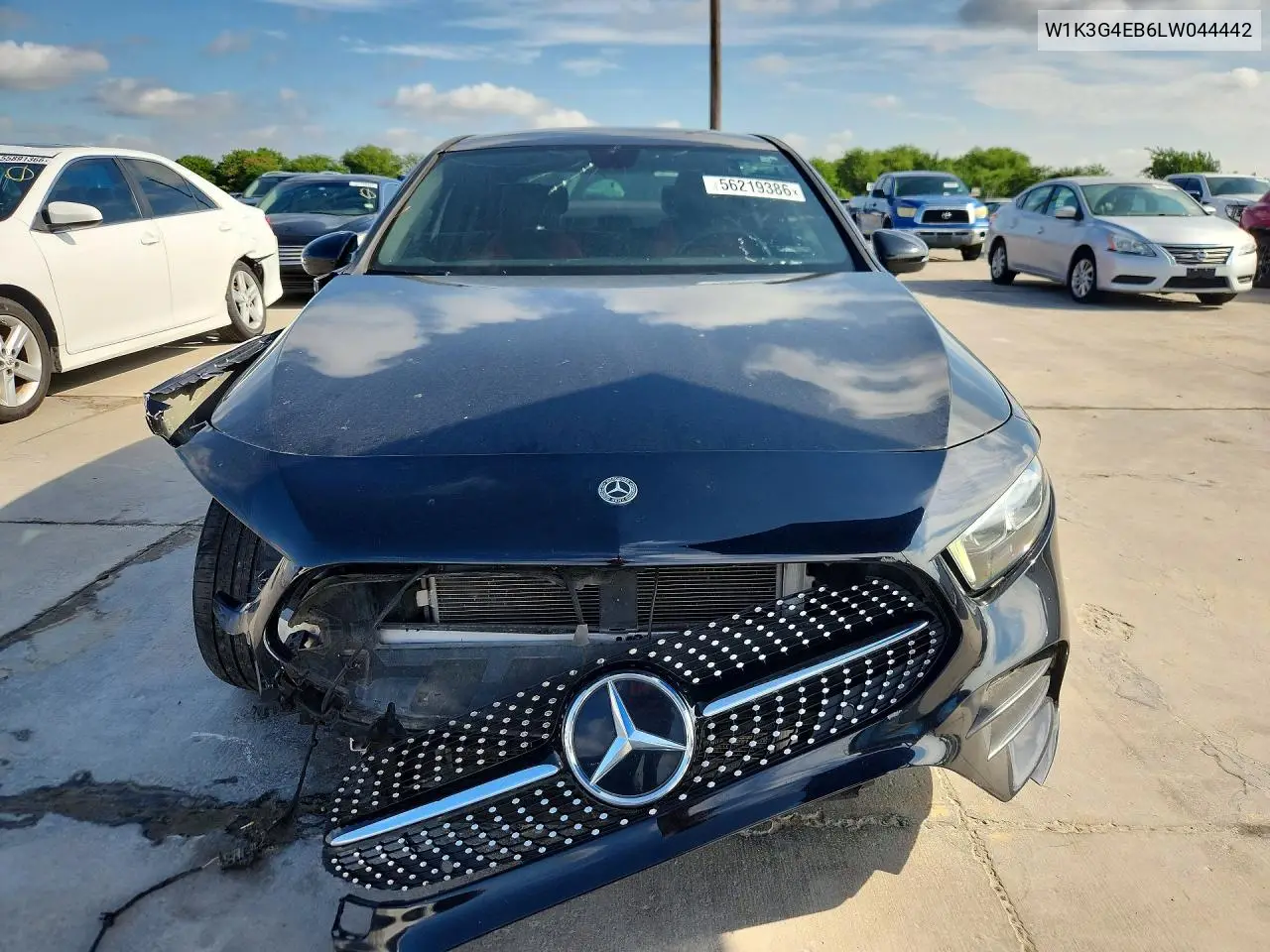2020 Mercedes-Benz A 220 VIN: W1K3G4EB6LW044442 Lot: 56219386