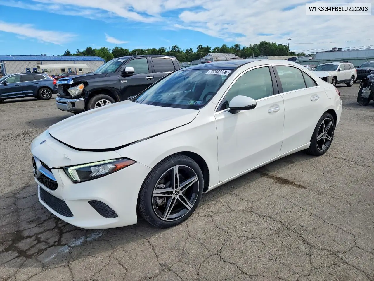 2020 Mercedes-Benz A 220 4Matic VIN: W1K3G4FB8LJ222203 Lot: 56932396
