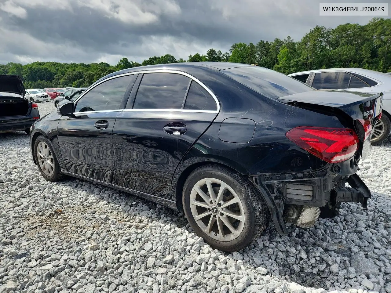 2020 Mercedes-Benz A 220 4Matic VIN: W1K3G4FB4LJ200649 Lot: 57087936
