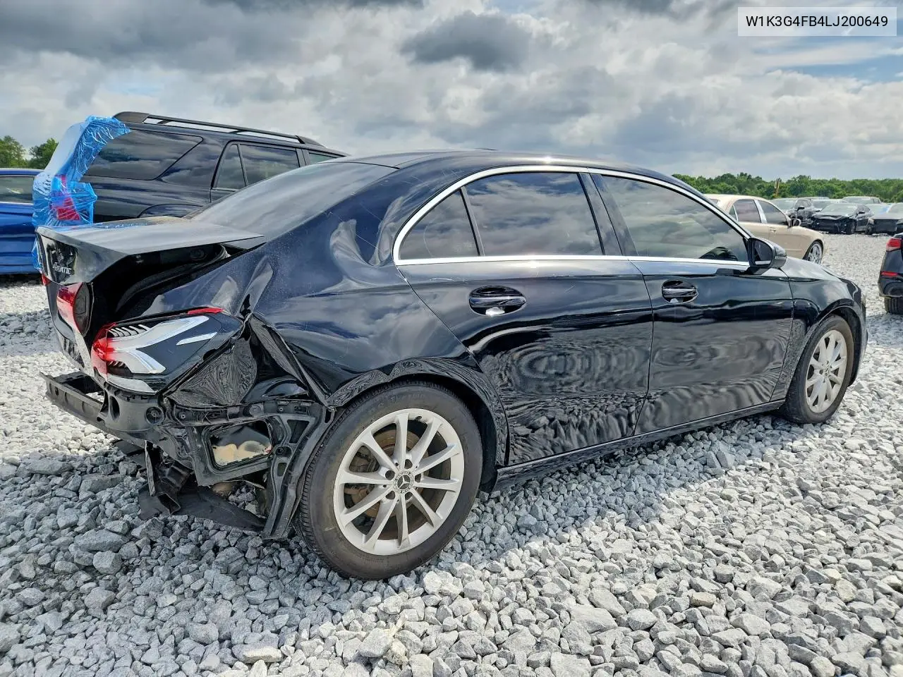 2020 Mercedes-Benz A 220 4Matic VIN: W1K3G4FB4LJ200649 Lot: 57087936