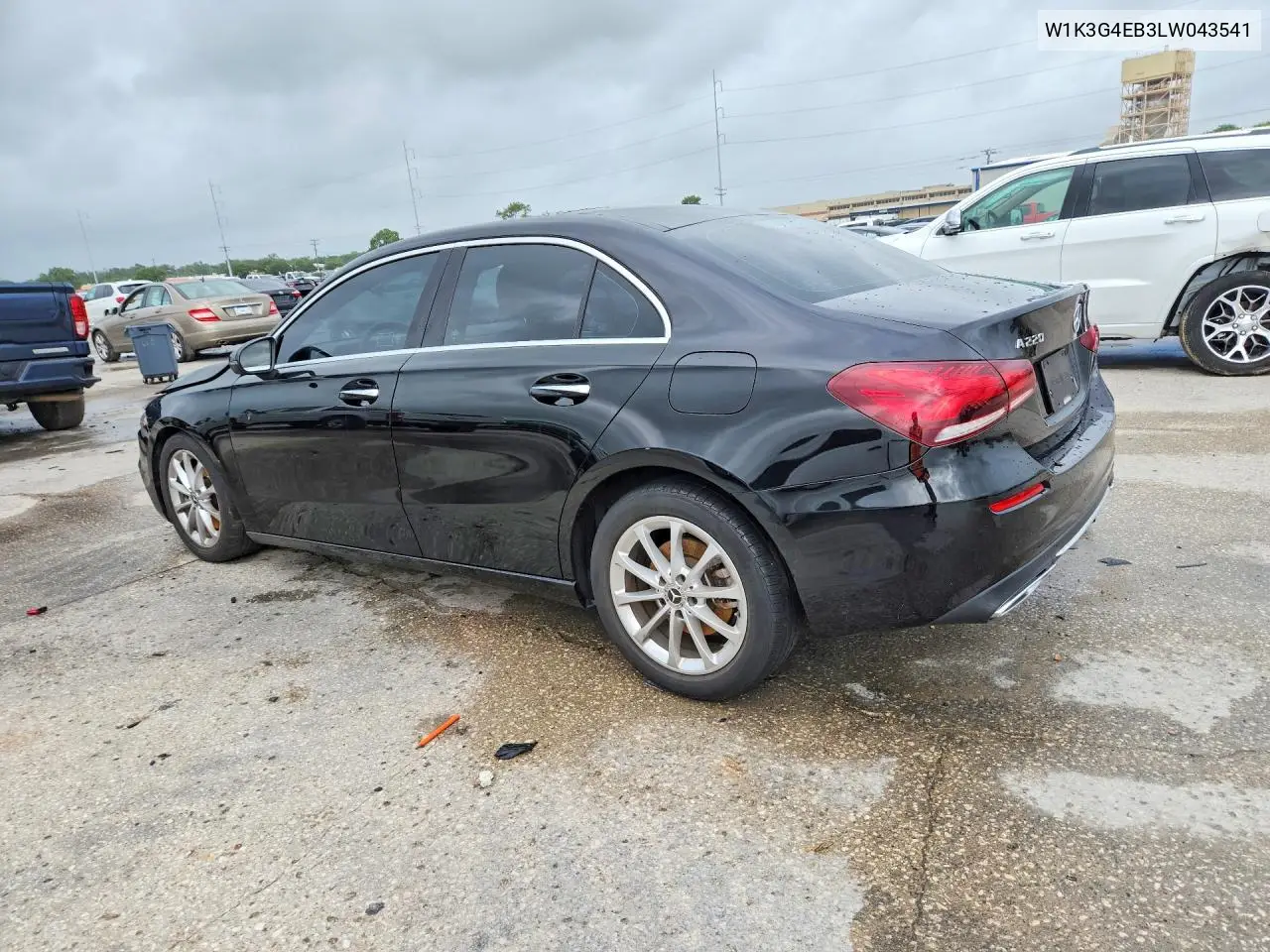 2020 Mercedes-Benz A 220 VIN: W1K3G4EB3LW043541 Lot: 57417526
