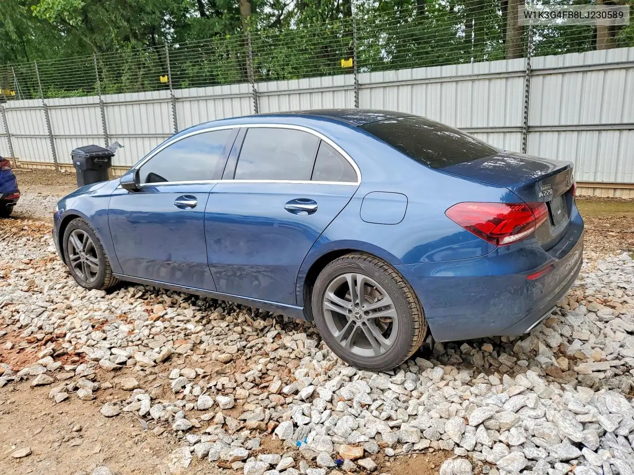 2020 Mercedes-Benz A 220 4Matic VIN: W1K3G4FB8LJ230589 Lot: 57667376