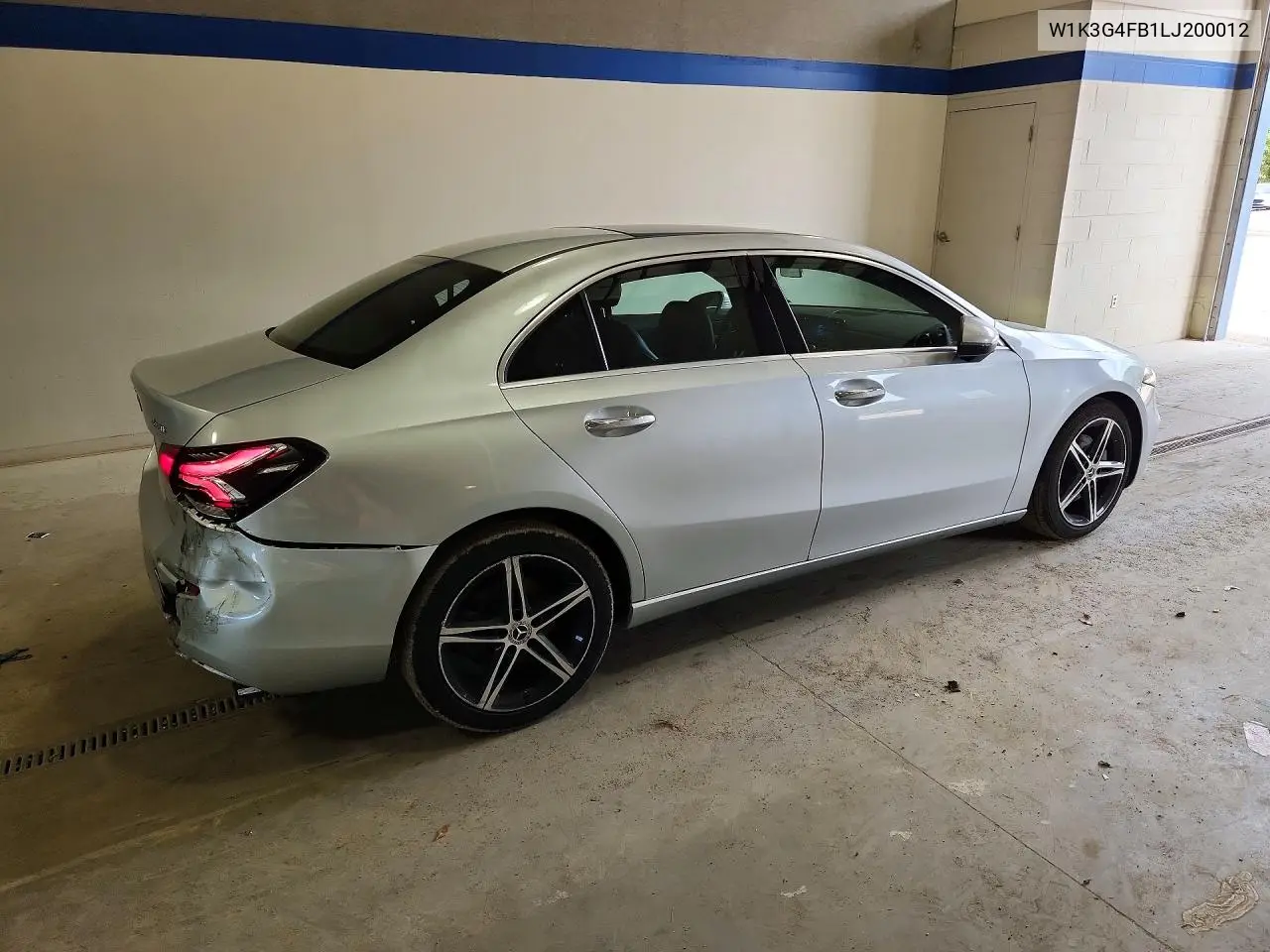 2020 Mercedes-Benz A 220 4Matic VIN: W1K3G4FB1LJ200012 Lot: 58560406