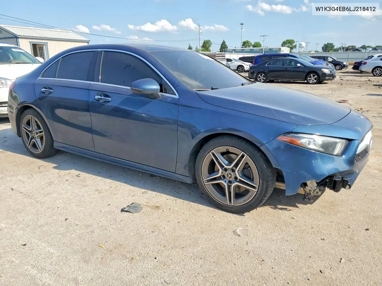 2020 Mercedes-Benz A 220 VIN: W1K3G4EB6LJ218412 Lot: 59098786