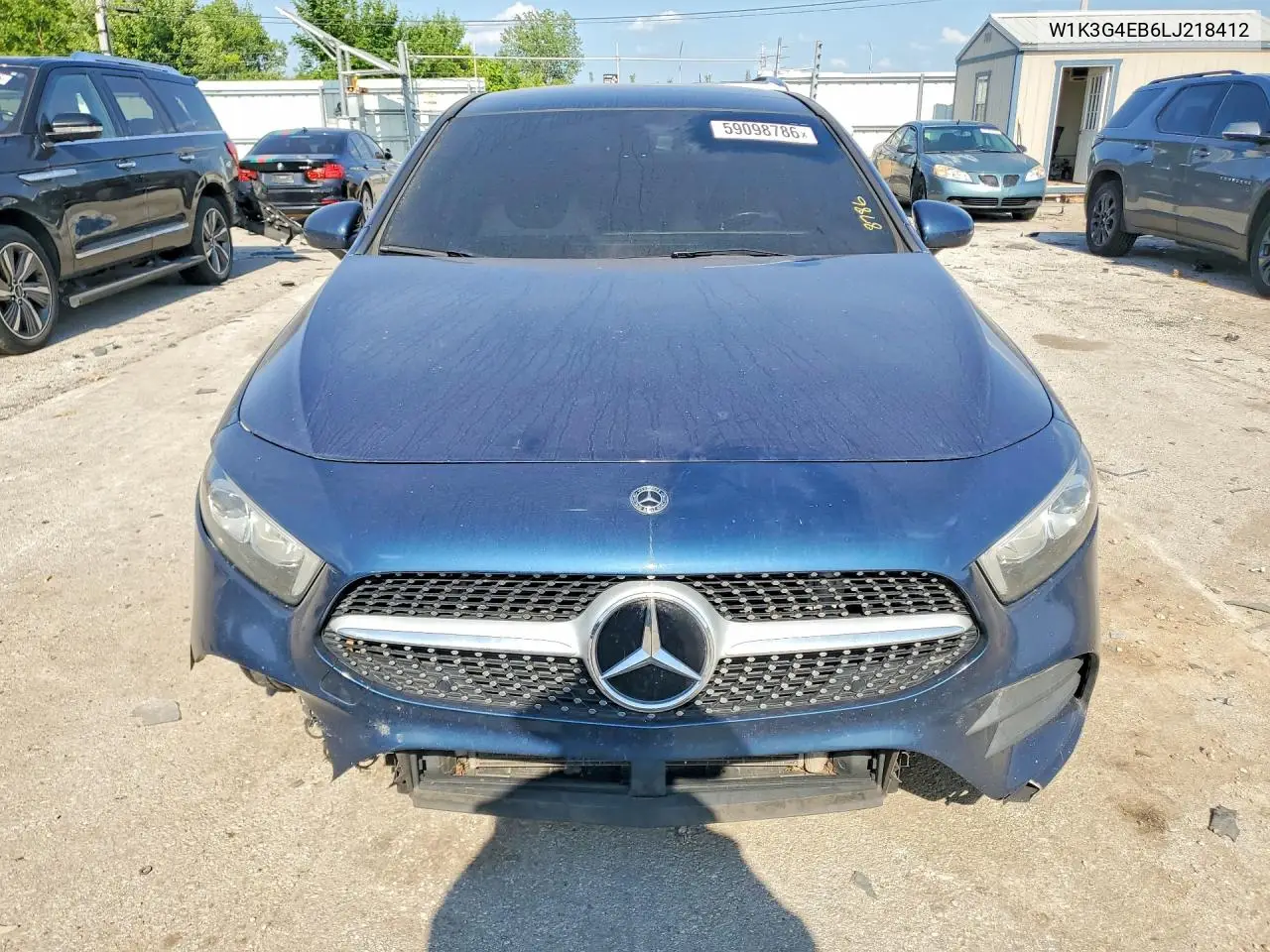 2020 Mercedes-Benz A 220 VIN: W1K3G4EB6LJ218412 Lot: 59098786