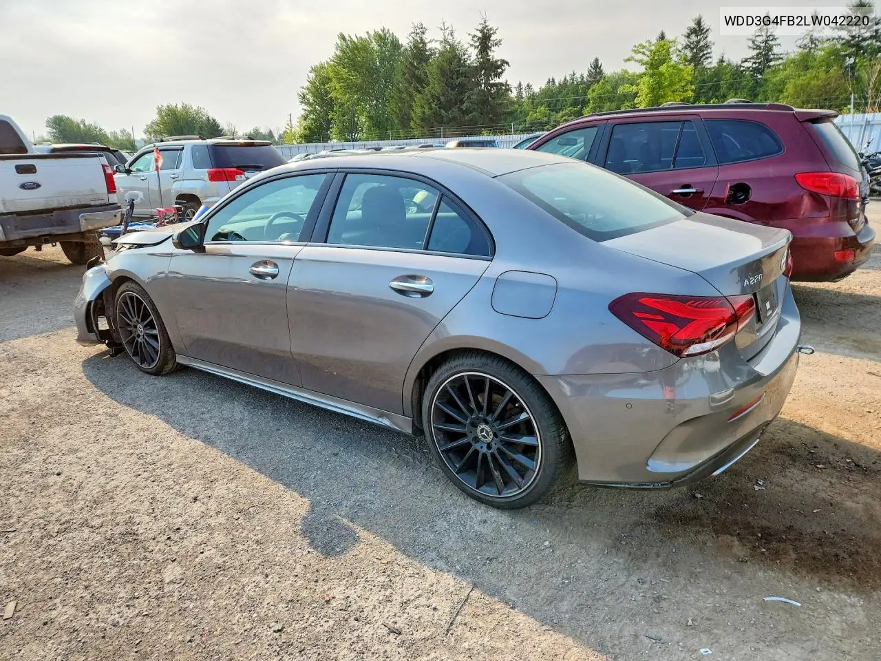 2020 Mercedes-Benz A 220 4Matic VIN: WDD3G4FB2LW042220 Lot: 59218726