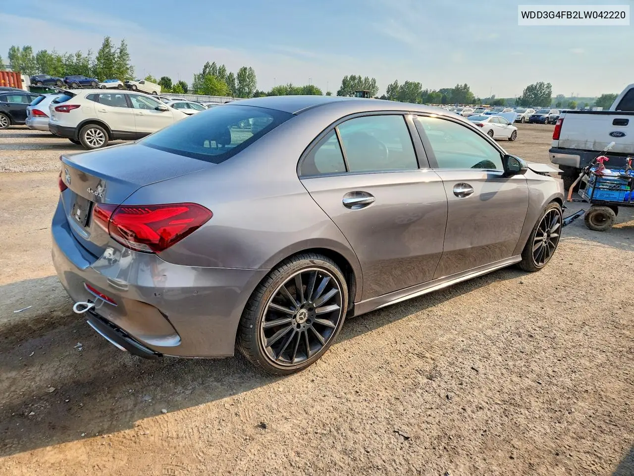2020 Mercedes-Benz A 220 4Matic VIN: WDD3G4FB2LW042220 Lot: 59218726