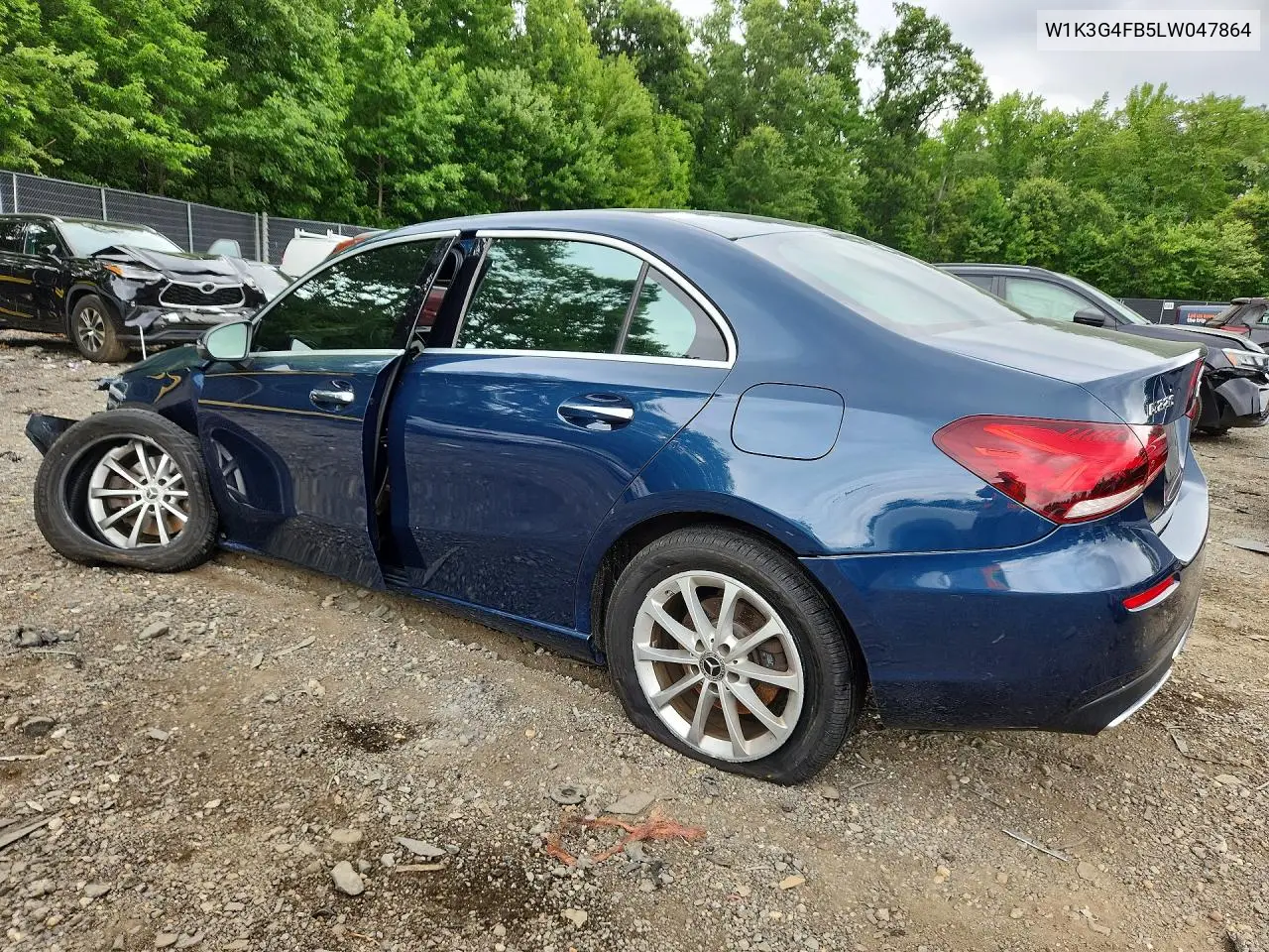2020 Mercedes-Benz A 220 4Matic VIN: W1K3G4FB5LW047864 Lot: 60157866