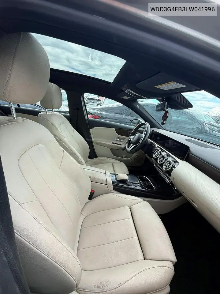 2020 Mercedes-Benz A 220 4Matic VIN: WDD3G4FB3LW041996 Lot: 60767816