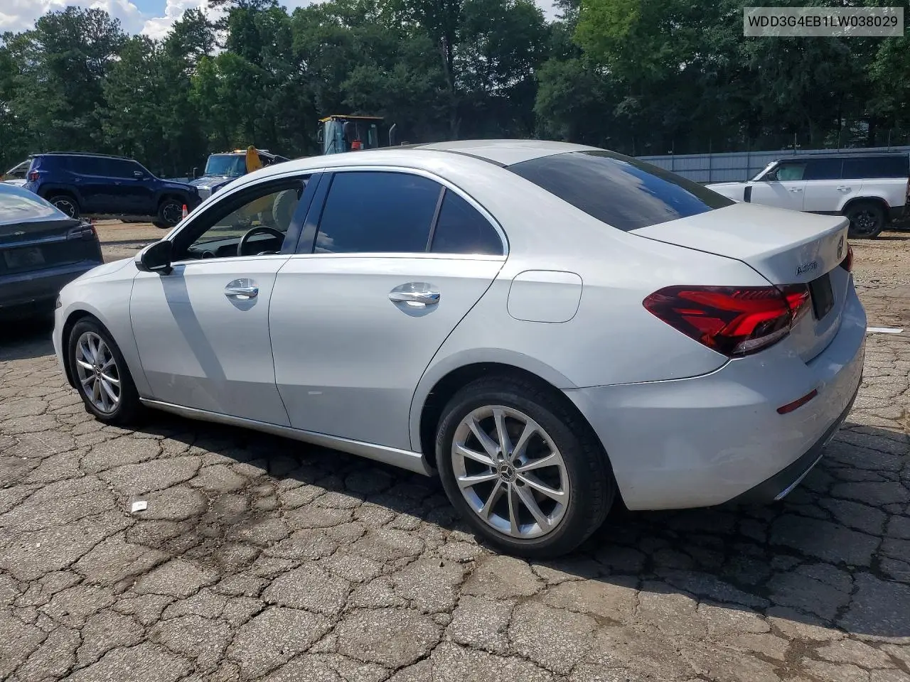 2020 Mercedes-Benz A 220 VIN: WDD3G4EB1LW038029 Lot: 60864486