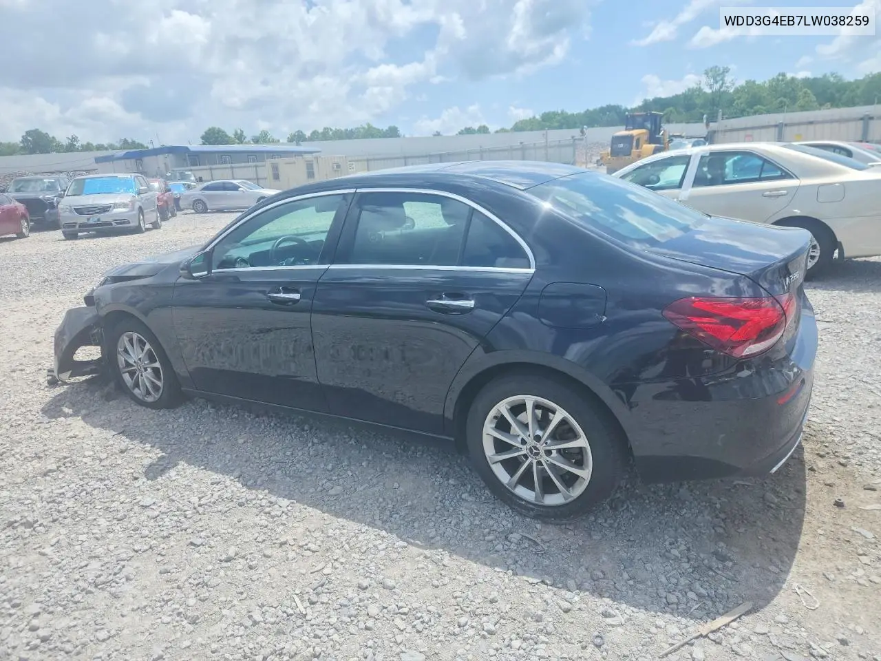 2020 Mercedes-Benz A 220 VIN: WDD3G4EB7LW038259 Lot: 61867336
