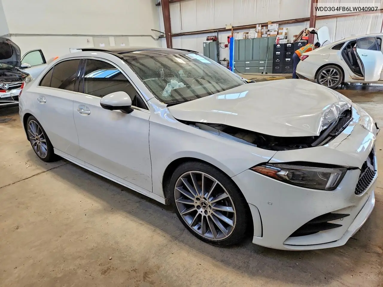 2020 Mercedes-Benz A 220 4Matic VIN: WDD3G4FB6LW040907 Lot: 85962835