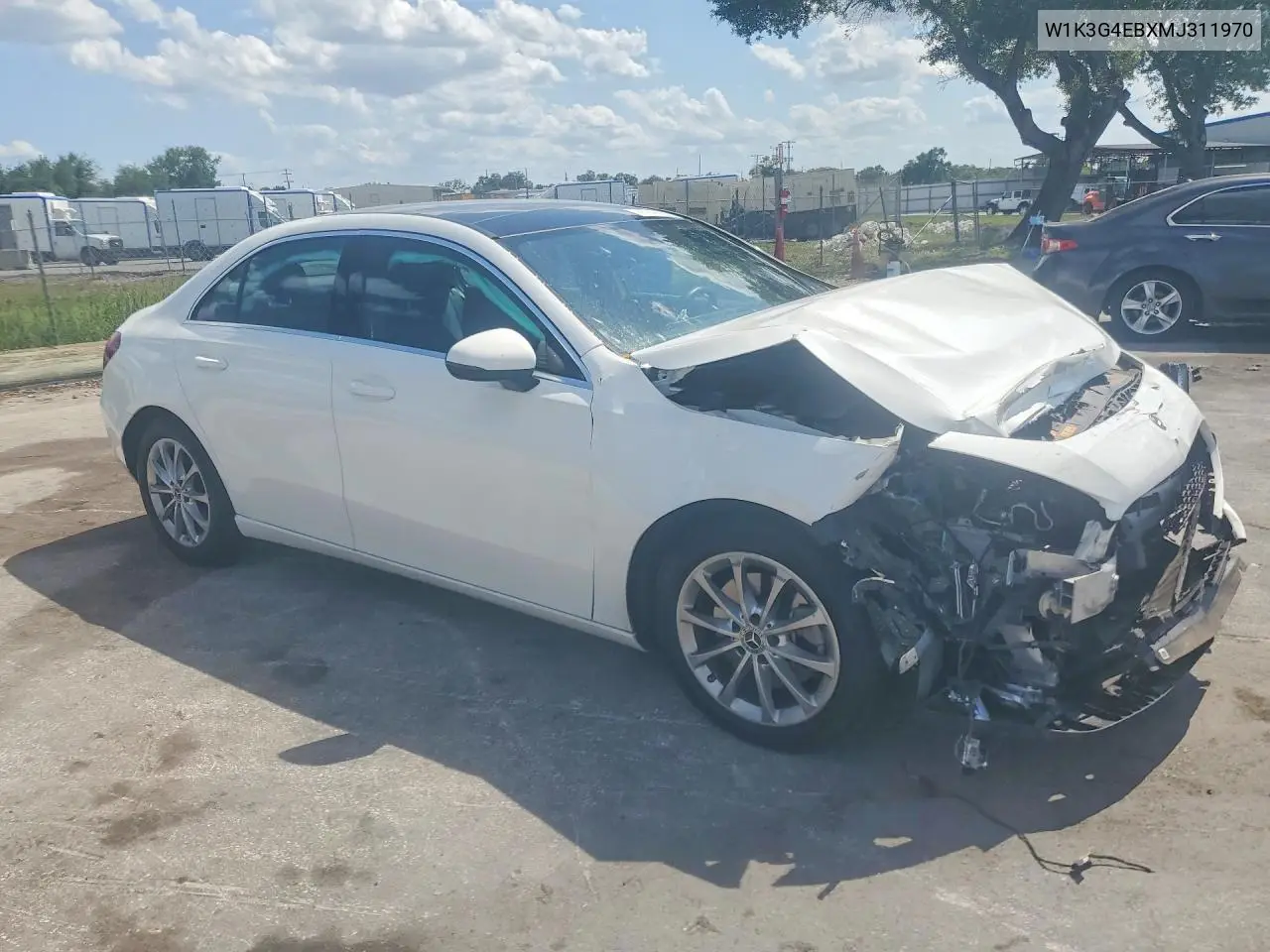 2021 Mercedes-Benz A 220 VIN: W1K3G4EBXMJ311970 Lot: 46781496