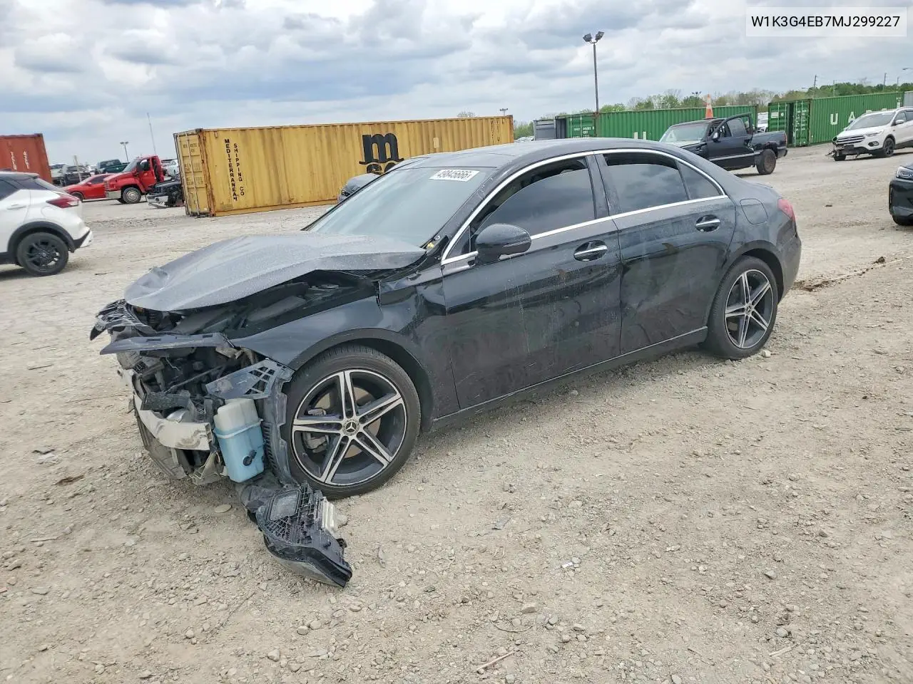 2021 Mercedes-Benz A 220 VIN: W1K3G4EB7MJ299227 Lot: 49845666