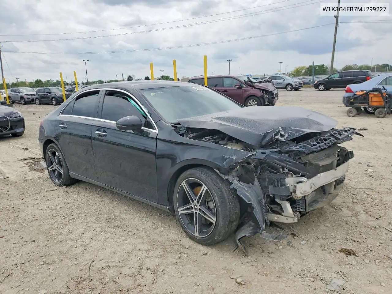 2021 Mercedes-Benz A 220 VIN: W1K3G4EB7MJ299227 Lot: 49845666