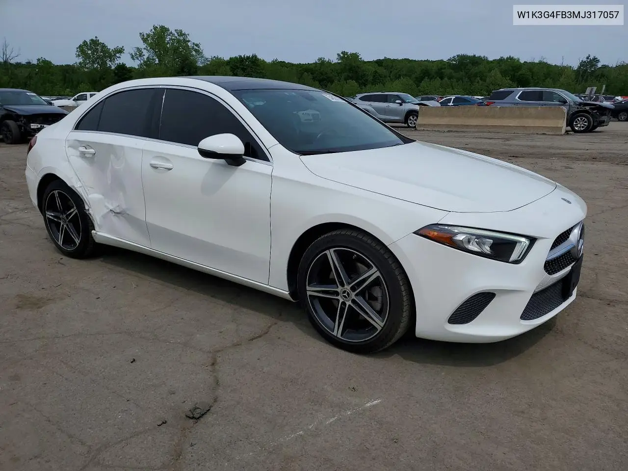 2021 Mercedes-Benz A 220 4Matic VIN: W1K3G4FB3MJ317057 Lot: 54828196