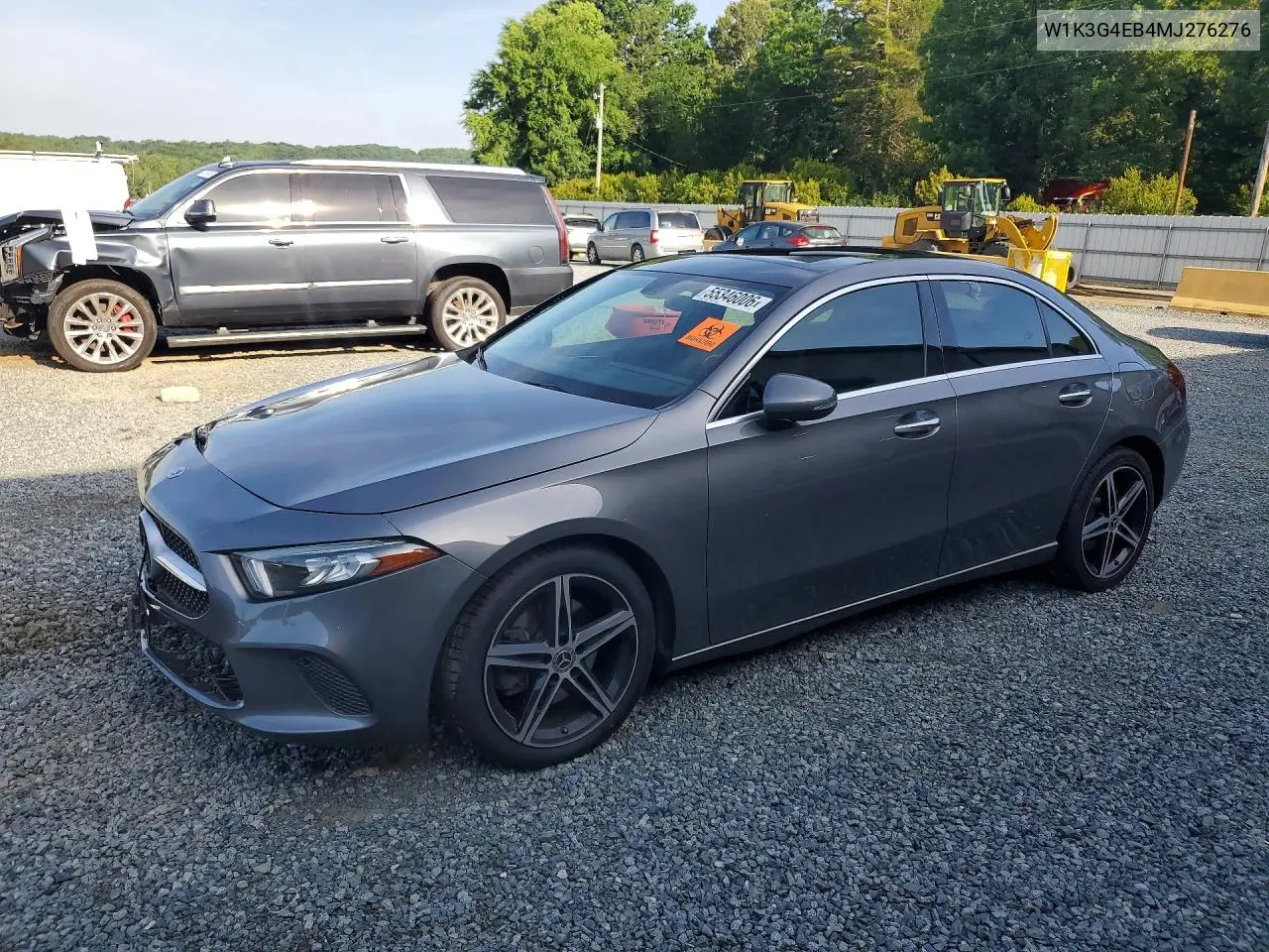 2021 Mercedes-Benz A 220 VIN: W1K3G4EB4MJ276276 Lot: 55346006