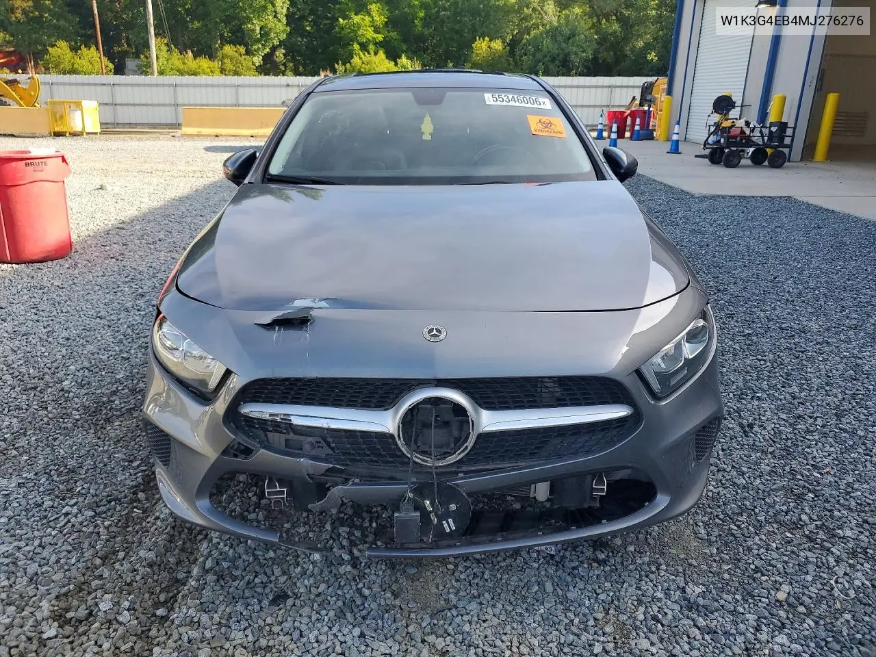 2021 Mercedes-Benz A 220 VIN: W1K3G4EB4MJ276276 Lot: 55346006