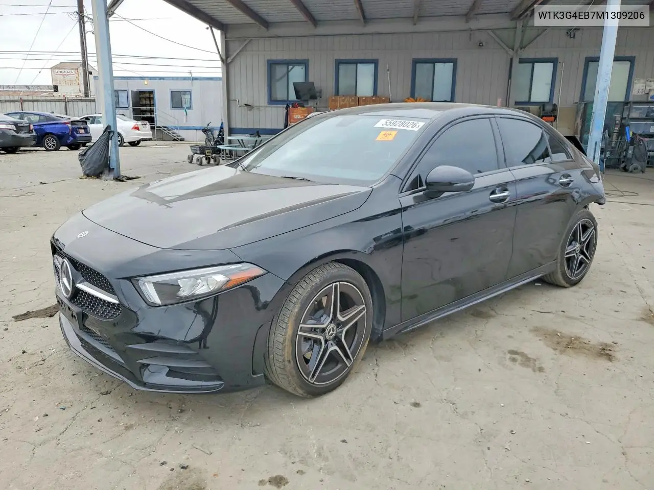 2021 Mercedes-Benz A-Class A220 VIN: W1K3G4EB7MJ309206 Lot: 55928026