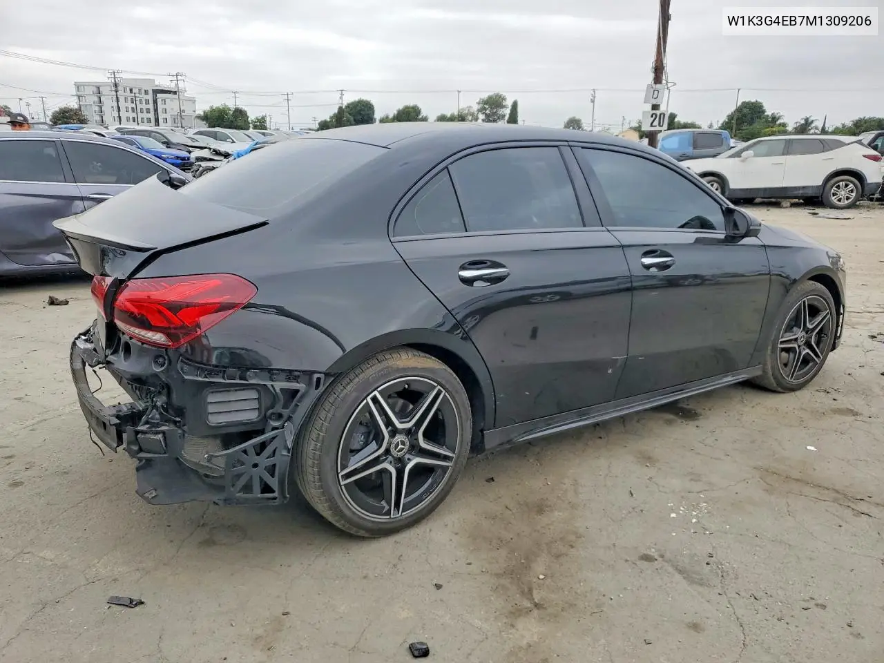 2021 Mercedes-Benz A-Class A220 VIN: W1K3G4EB7MJ309206 Lot: 55928026