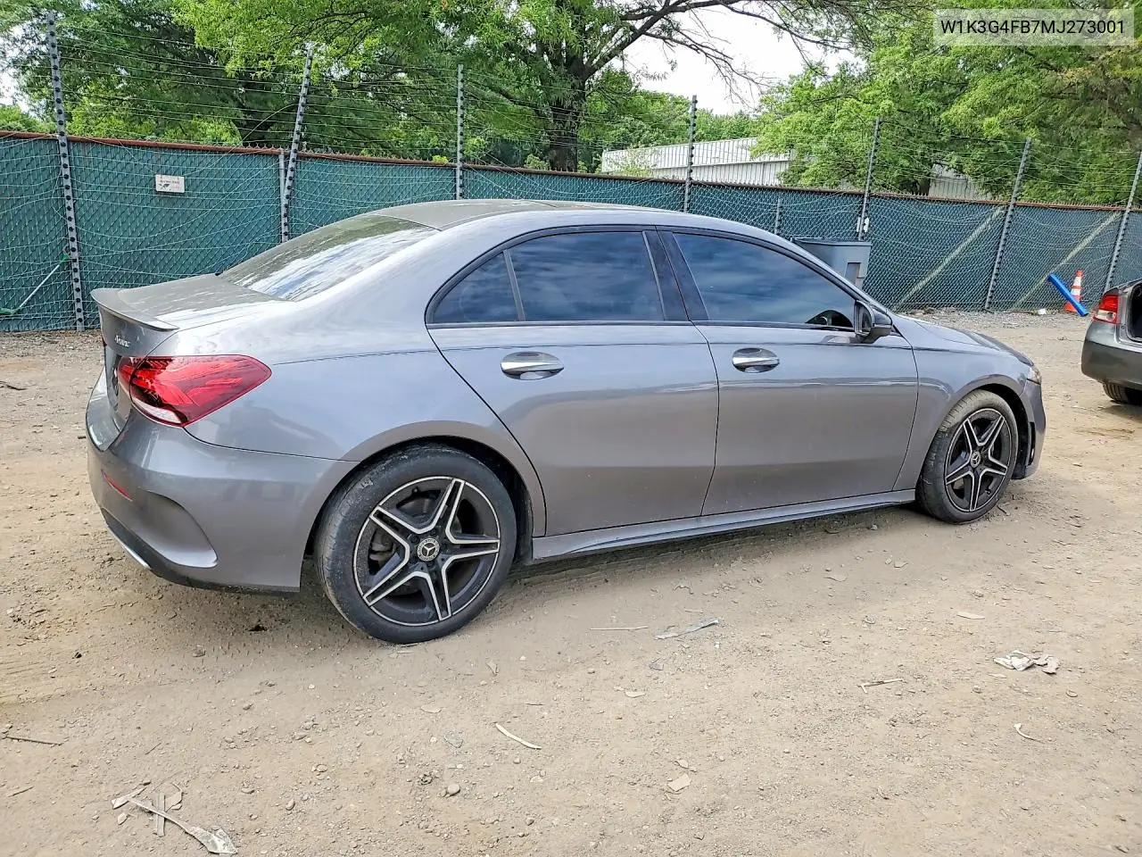 2021 Mercedes-Benz A 220 4Matic VIN: W1K3G4FB7MJ273001 Lot: 56744386