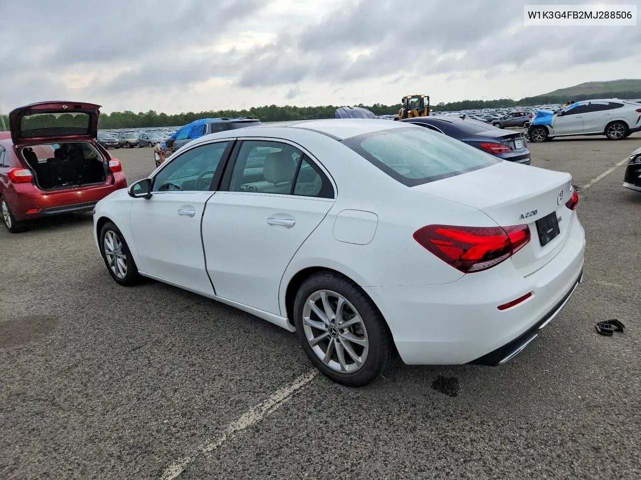 2021 Mercedes-Benz A 220 4Matic VIN: W1K3G4FB2MJ288506 Lot: 60423456