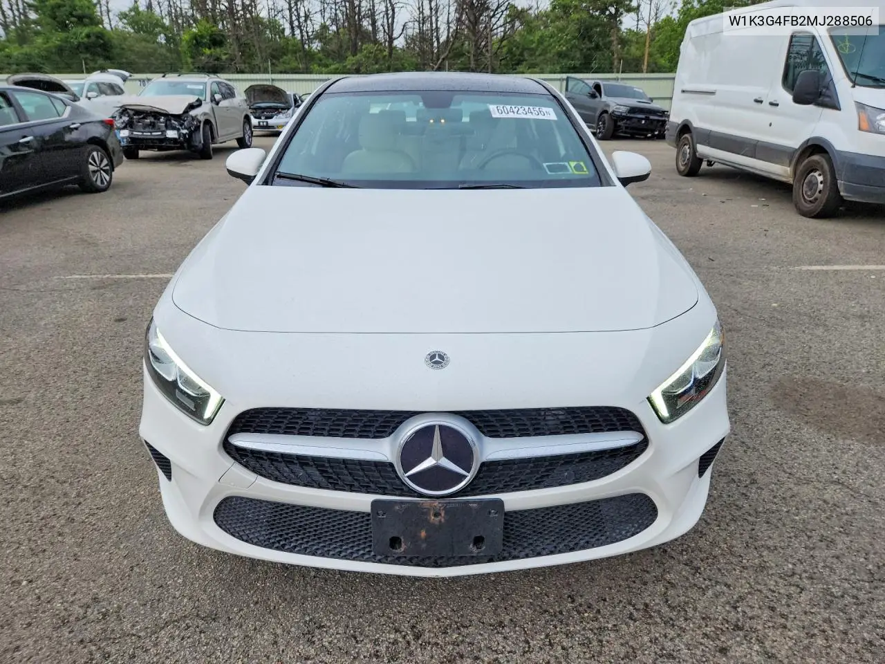 2021 Mercedes-Benz A 220 4Matic VIN: W1K3G4FB2MJ288506 Lot: 60423456