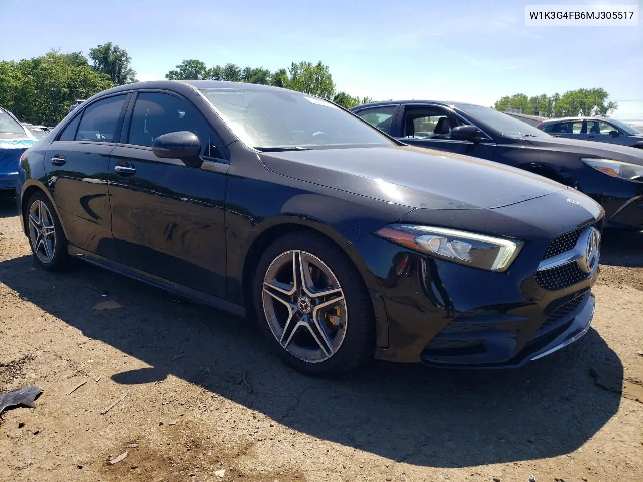 2021 Mercedes-Benz A 220 4Matic VIN: W1K3G4FB6MJ305517 Lot: 60852596