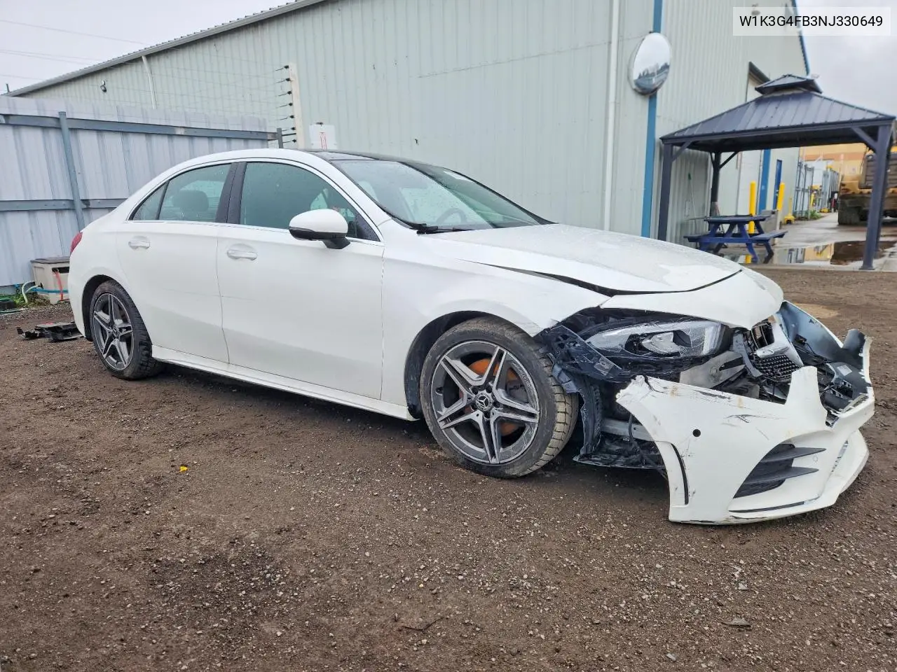 2022 Mercedes-Benz A 220 4Matic VIN: W1K3G4FB3NJ330649 Lot: 50577736