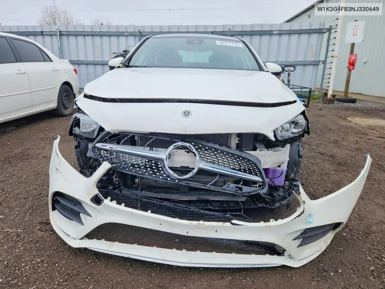 2022 Mercedes-Benz A 220 4Matic VIN: W1K3G4FB3NJ330649 Lot: 50577736