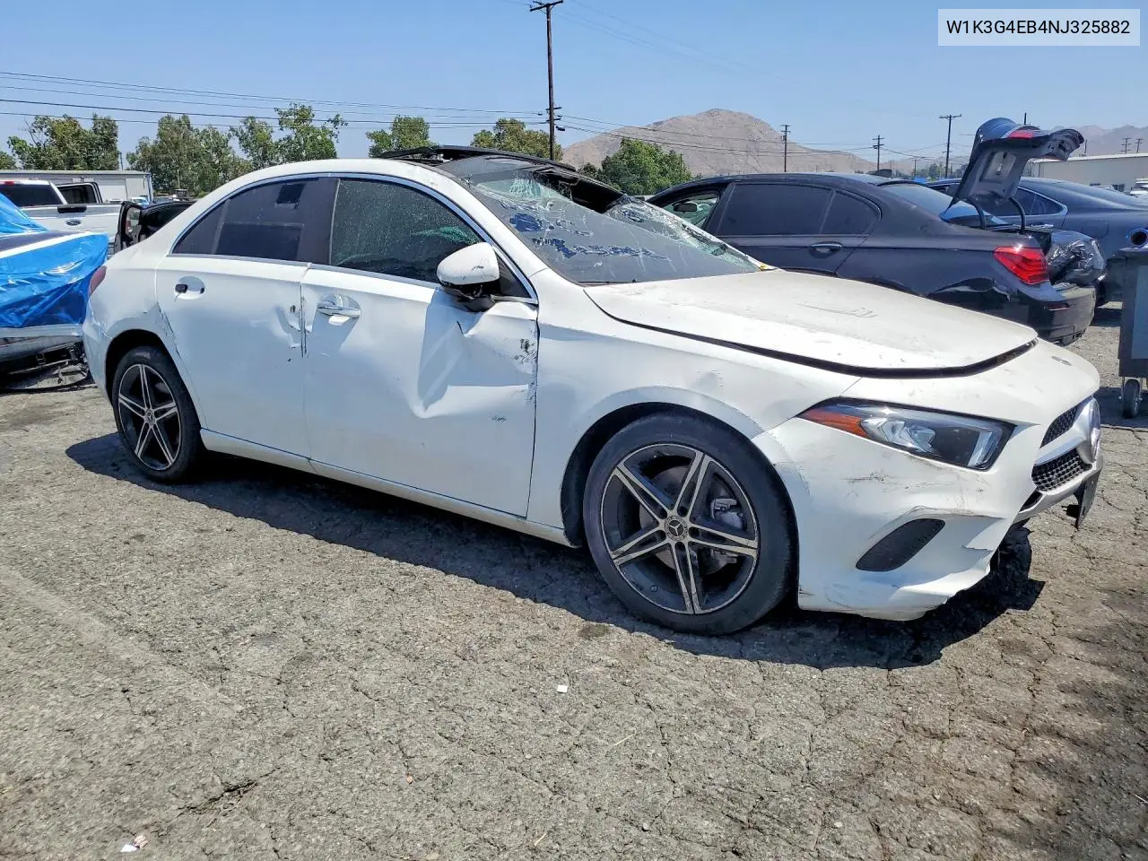 2022 Mercedes-Benz A 220 VIN: W1K3G4EB4NJ325882 Lot: 54710556
