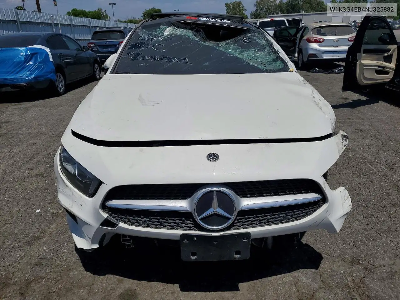 2022 Mercedes-Benz A 220 VIN: W1K3G4EB4NJ325882 Lot: 54710556